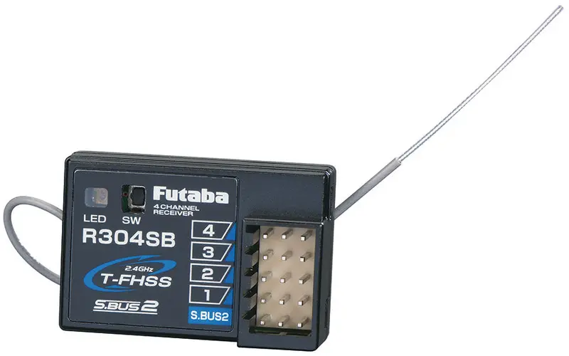 Futaba T4grs - 2.4Ghz T-Fhss 4-Channel Combo Including R304sb With Telemetry (Dry) 2