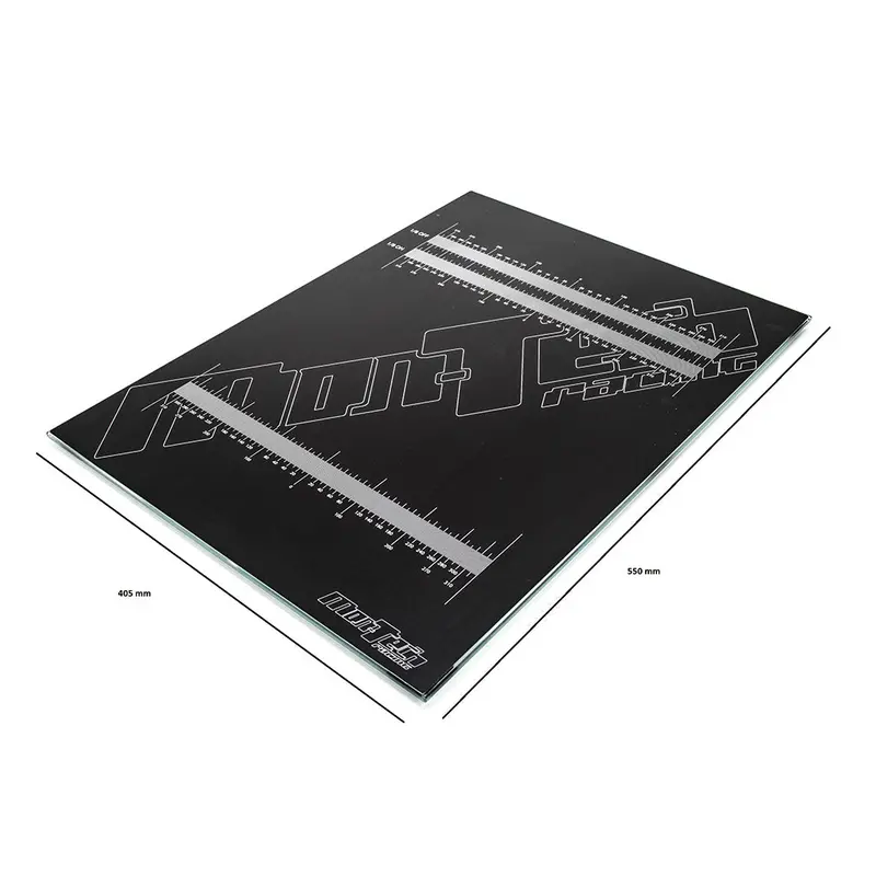 Glass 1/8Th Set Up Board 405 X 550Mm 1