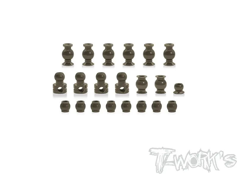 Hard Coated Alu Ball Set For Rc8b4 1