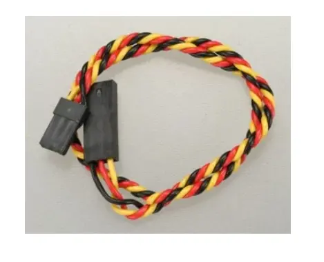Hitec 12In Twisted Servo Extension Lead - Hrc54610 1