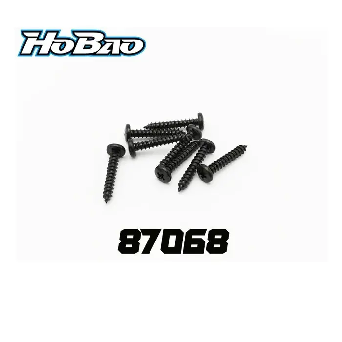Hobao 4X18mm Phillips Drive Button Head Self Tapper Screws 8Pcs - Hb-87068 1