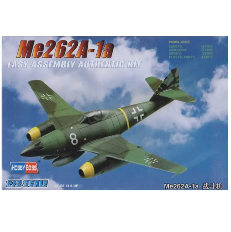 Hobbyboss Messerschmitt Me262a-2A 1:72 - Hb80249 1