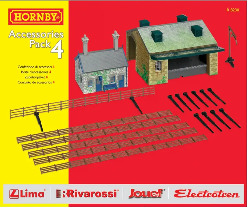 Hornby Trakmat Accessory Pack No.4 Building - R8230 1