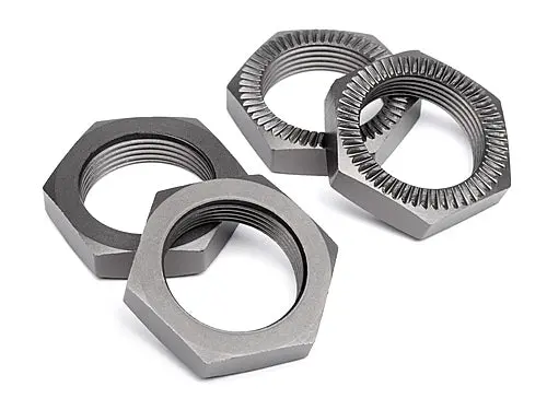 Hpi 24Mm Wheel Nuts Gunmetal Suit Baja 4Pcs - Hpi-102216 1