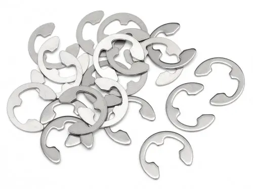 Hpi 7Mm Stainless Steel E-Clips 20Pcs - Hpi-Z106 1