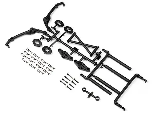 Hpi Baja 5B Fr & Rr Body Mount Set - Hpi-85417 1
