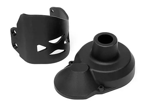 Hpi Gear Cover/ Motor Guard Set Suit Firestorm/ Blitz - Hpi-85211 1