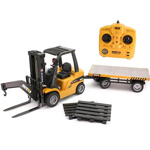 Huina 1:10 8Ch Forklift & Trailer With 2.4Ghz Radio, Battery And Usb Charger - Sfmhn1576 1