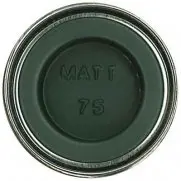 Humbrol No.75 Bronze Green Matt Enamel 14Ml 1