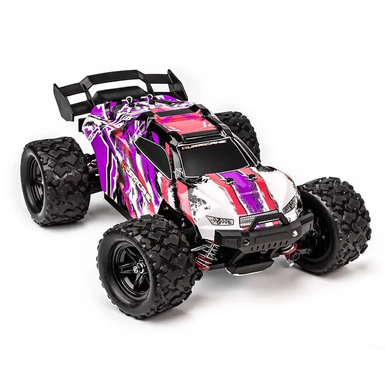 Hurricane 1:18 4Wd Stadium Truck Purple/ Pink W/ 2.4Ghz Radio, Battery And Charger - Trc-18323 1
