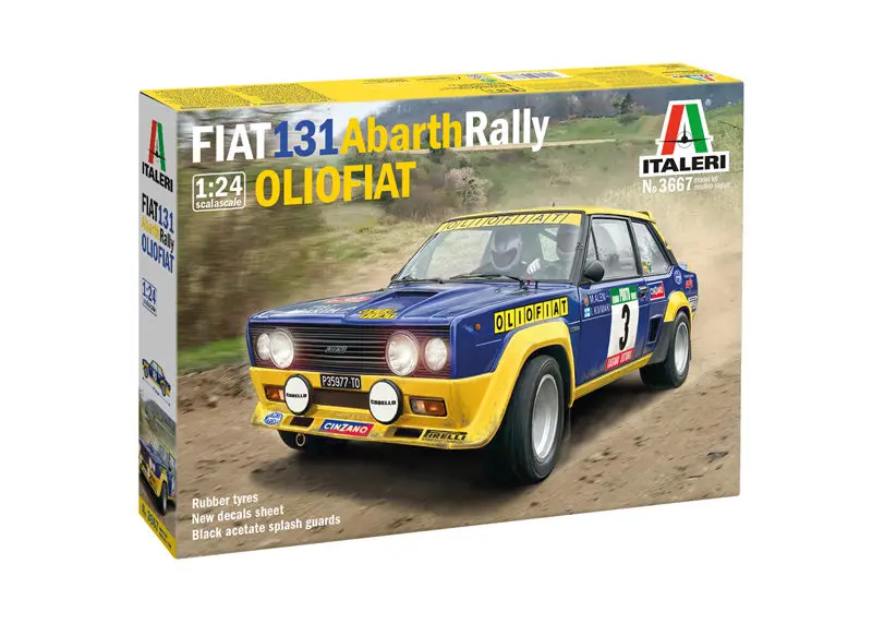 Italeri Fiat 131 Abarth Rally Olio Fiat 1:24 - 3667S 1