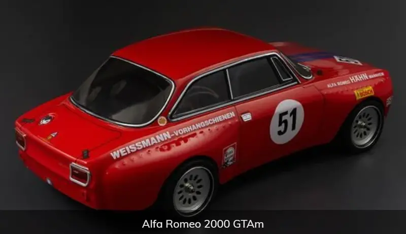 Killerbody Alfa Romeo 2000 Gtam Red Painted Bodyshell 195Mmw 257Mmwb - Kb48251 2