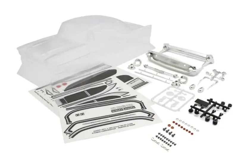 Kyosho 1957 Chevrolet Bel Air Coupe Clear Body Shell 1:10 Wb: 274Mm - Fab709 1