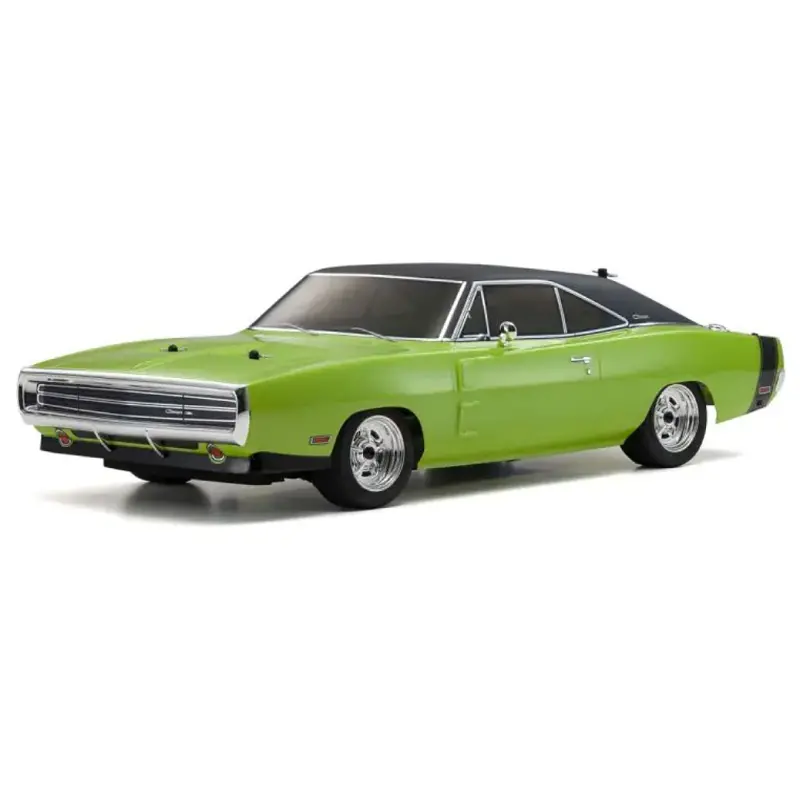 Kyosho 1970 Dodge Charger Sublime Green 1:10 Fazer 4Wd Mk2 W/ Syncro 2.4Ghz Radio And Brushed Motor Fz02l - Kyo-34417T2 1
