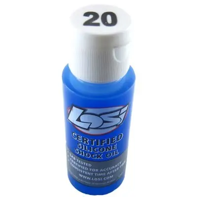 Losi 20Wt Silicone Shock Oil 2Oz - Tlr74002 1