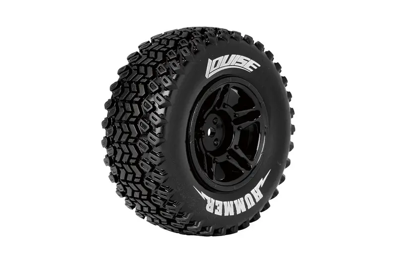 Louise Sc-Hummer 1:10 Traxxas Short Course Tyre On Black Wheel 2Pcs - Lt3224sbtr 1