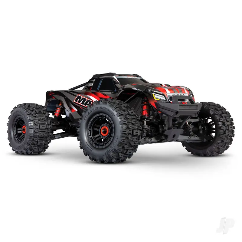 Maxx 1/10Th 4X4 Electric Brushless Monster Truck Rtr - Red Widemaxx * 1