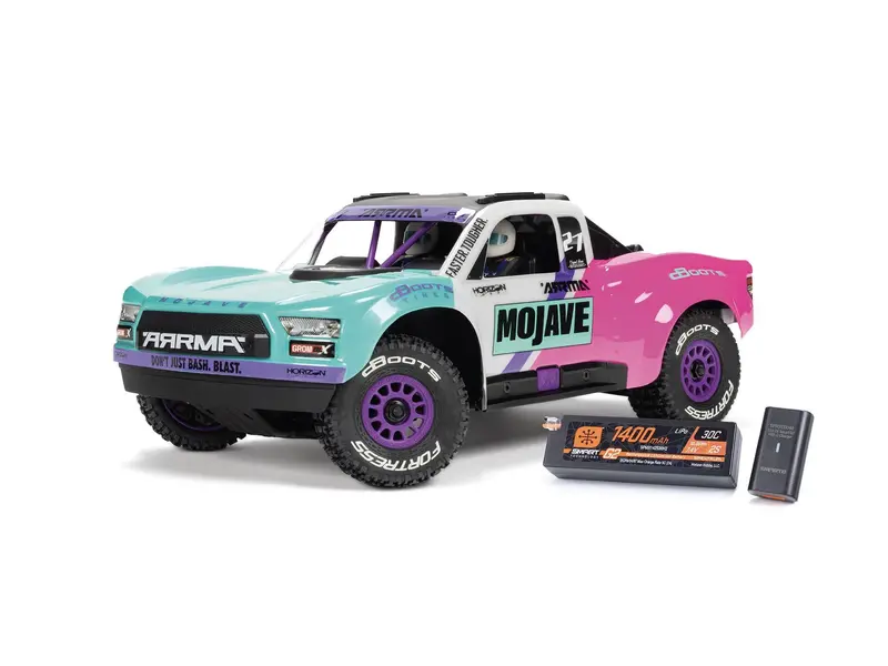 Mojave Grom 223S Blx 4X4 Dt 1/16Th Electric Car With Battery/Charger - Teal 1