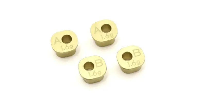 Mp10 Brass Rear Hub Carrier Spacer Set 1