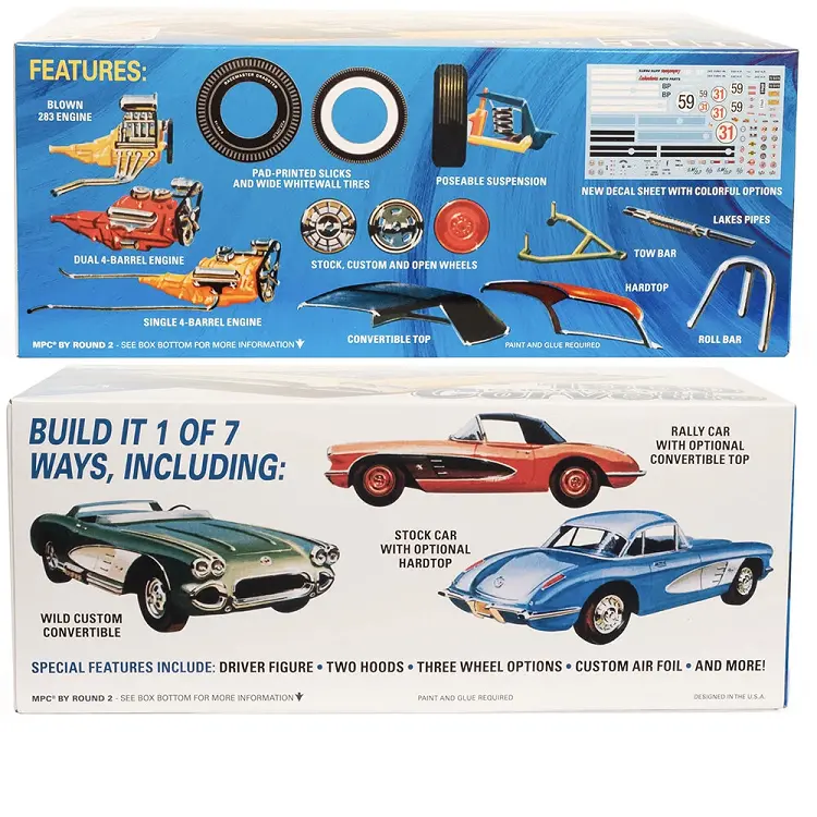 Mpc 1960 Chevrolet Corvette 7-In-1 1:25 - Mpc1002 2