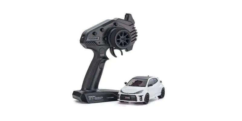 Mr04 Rwd Toyota Yaris (N-Hm/Kt531p) W/Gyro & Led - White 1