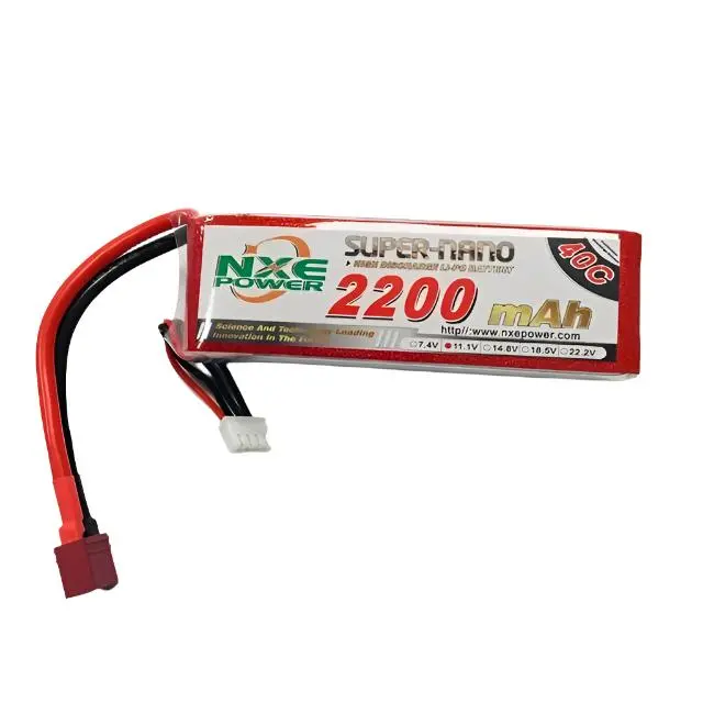 Nxe 2200Mah 11.1V 40C Lipo Battery Sc Deans - 2200Sc403sdean 1