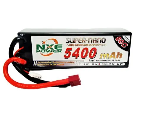 Nxe 5400Mah 14.8V 60C Lipo Battery Hc Deans - 5400Hc604sdean 1