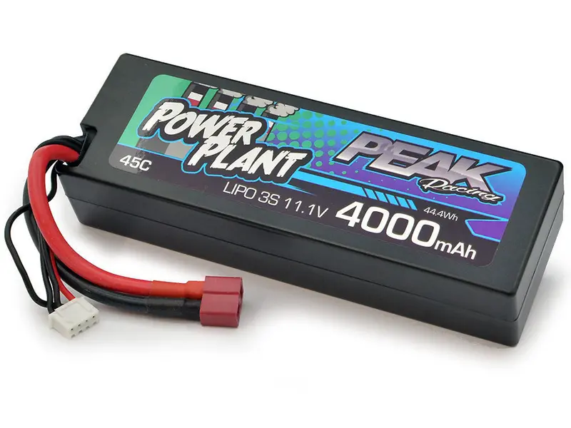Peak Racing 4000Mah 11.1V 45C Lipo Battery Hard Case - Pek00552 1