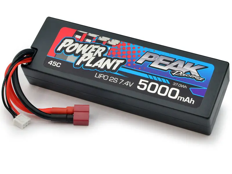 Peak Racing 5000Mah 7.4V 45C Hc Lipo Battery - Pek00545 1
