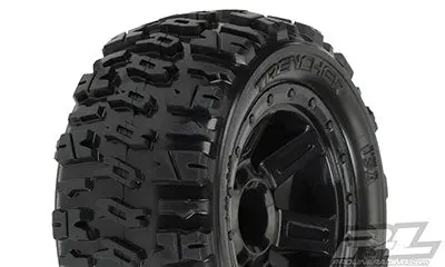 Proline 1:16 Trencher 2.2In M2 Tyres On Desperado Black Wheels For E-Revo 2Pcs - Pro119411 1