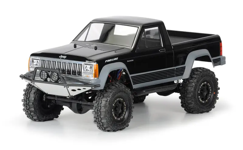 Proline Jeep Comanche Full Bed Clear Body Suit 12.3In Crawlers - Pro336200 2