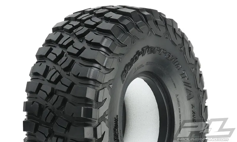 Proline Predator 1.9In Bfgoodrich Km3 Red Dot Mud Terrain Tyres 2Pcs - Pro1015003 1