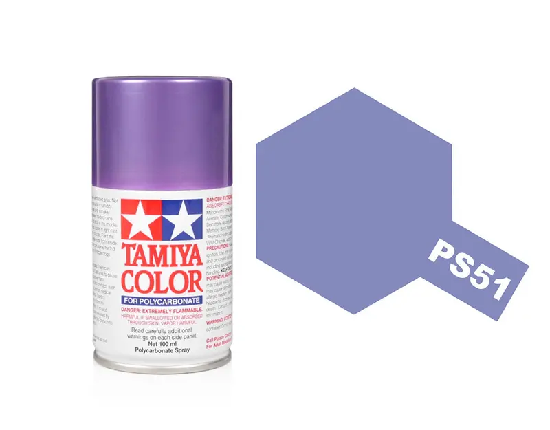 Ps-51 Purple Anodised Aluminium Polycarbonate Spray Paint 1