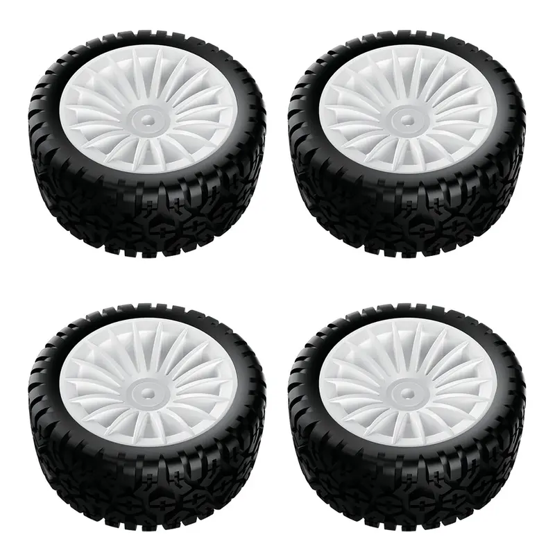 Rally L Tyres White Wheels 1