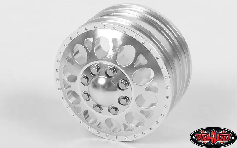 Rc4wd Double Trouble-3 Aluminium Dually 1.9In Fr/Rr Wheels - Z-W0194 2