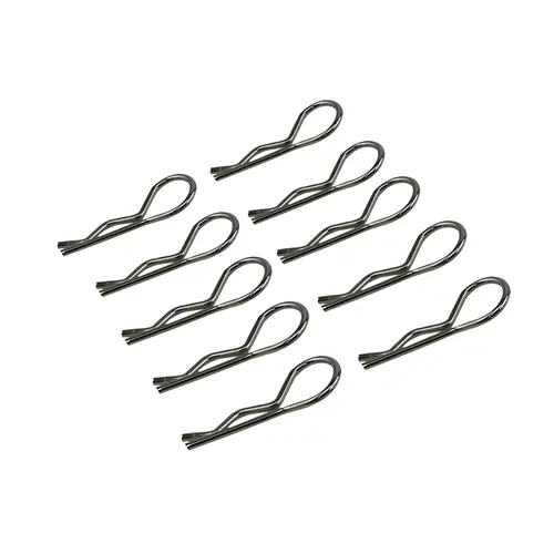Rct 1/8 Body Clips Silver 10Pcs/Bag Dia: 1.5Mm - Rctel01004d 1