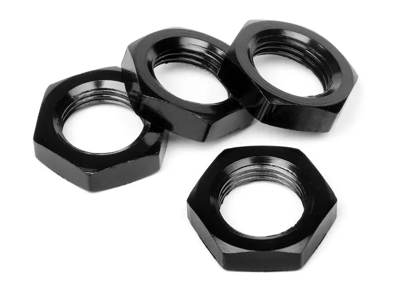 Rct 17Mm Wheel Nuts Aluminium - Black 4Pcs - Rctwn013a1 1