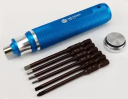 Rct 6-In-1 Screwdriver Set W/ 1.5/ 2.0/ 2.5/ 3.0Mm Hex/ Phillips-0/ Flat-1 - Rctt11038a 1