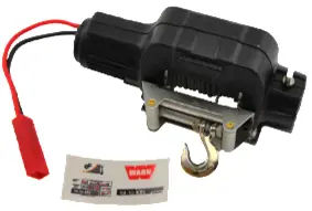 Rct Aluminum Rc Crawler Mini Electric 1/10 Winch Black 60G, 74X33x32mm, 6-11.1V Mount Holes: 50X9mm Jst Plug, Nylon Winch Wire, 9.5Cti Load Limits: Dead Lift 3Kgs Load Limits: Rolling Drag 4.1Kgs - Rctew01001a 1