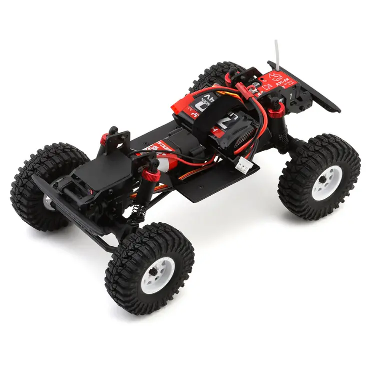 Redcat 1:18 Ep Ascent-18 Metallic Red Ute Rock Crawler W/ Radio, Battery & Charger - Rcatascent18-R 2
