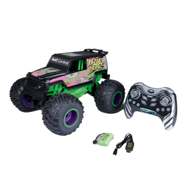 Revell 1:16 Razors Edge Rc Monster Truck With Radio Battery And Charger- 24681 2