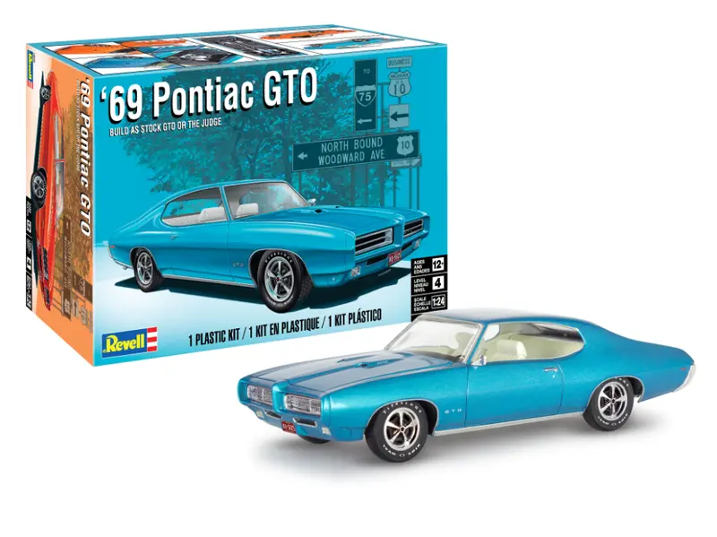 Revell 1969 Pontiac Gto The Judge 2 In 1 1:24 - Rev-14530 1