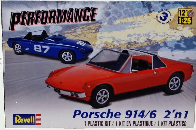 Revell 1972 Porsche 914-6 2-In-1 1:25 - 14378 1