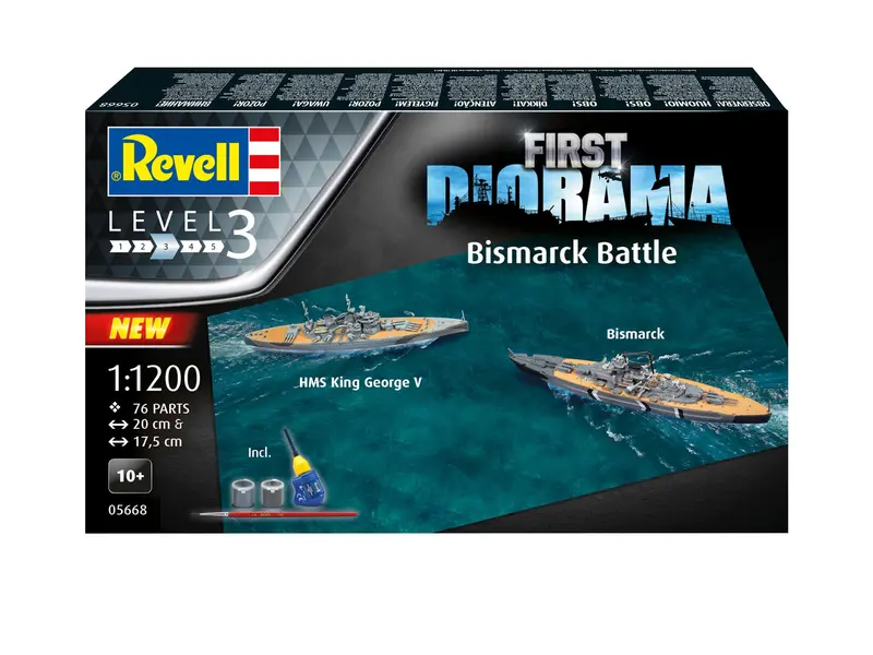 Revell Bismarck Battle - First Diorama Set 1:1200 - 05668 1
