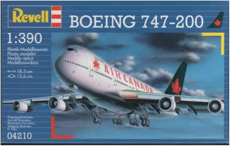 Revell Boeing 747-200 Air Canada 1:390 - 04210 1