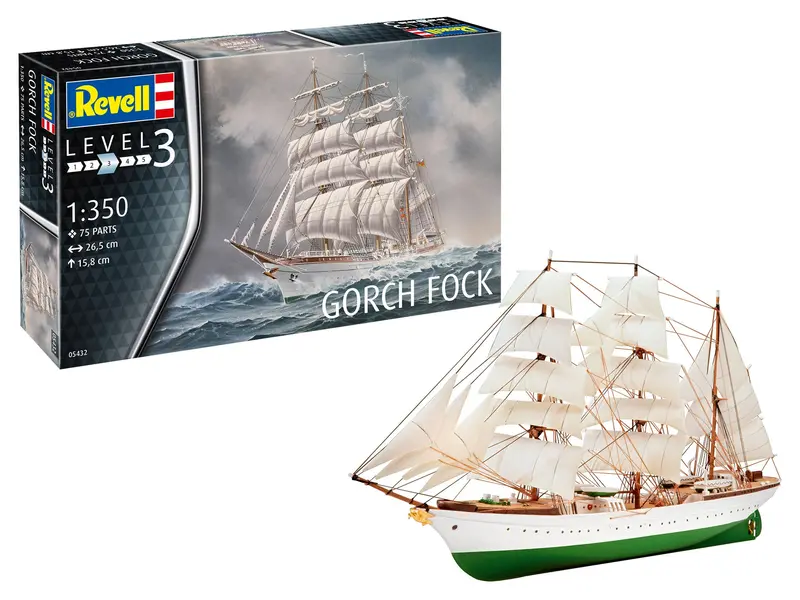 Revell Gorch Fock 1:350 - 05432 1