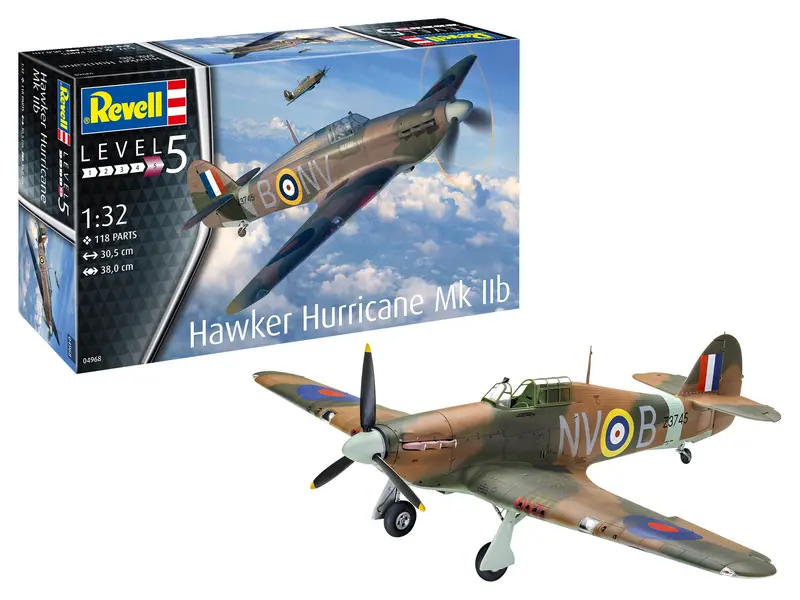 Revell Hawker Hurricane Mk Iib 1:32 - 04968 1