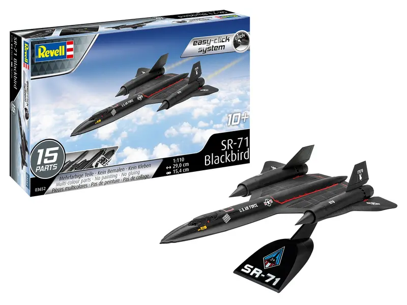Revell Lockheed Sr-71 Blackbird Easy Click 1:110 - 03652 1
