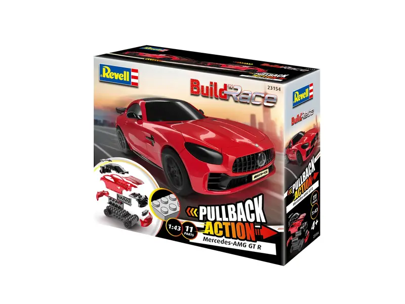 Revell Mercedes Amg Gtr Red Build N Race 1:43- 23154 1
