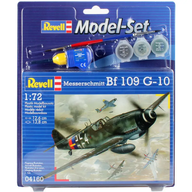 Revell Messerschmitt Bf109 G-10 Starter Set 1:72 - 64160 1
